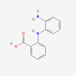 molecular formula C13H12N2O2 B3061021 Anthranilic acid, N-(o-aminophenyl)- CAS No. 27696-24-8