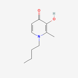 4(1H)-Pyridinone, 1-butyl-3-hydroxy-2-methyl-