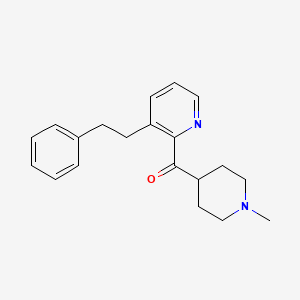 (1-Methylpiperidin-4-yl)[3-(2-phenylethyl)pyridin-2-yl]methanone