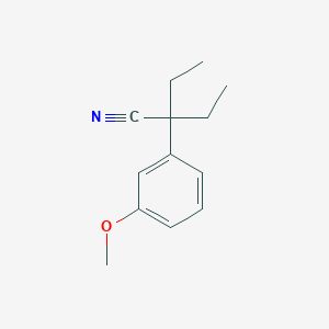 2-Ethyl-2-(3-methoxyphenyl)-butanenitrile