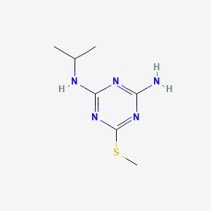 1,3,5-Triazine-2,4-diamine, N-(1-methylethyl)-6-(methylthio)-