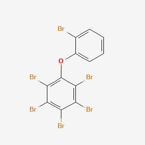 molecular formula C12H4Br6O B3061089 2,2',3,4,5,6-Hexabromodiphenyl ether CAS No. 446254-98-4