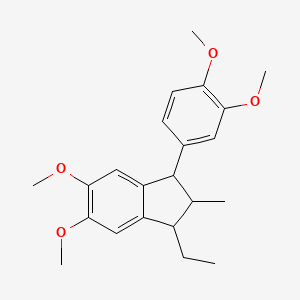 molecular formula C22H28O4 B3061091 Diisohomoeugenol CAS No. 4483-47-0