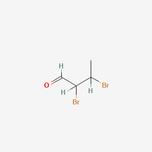 molecular formula C4H6Br2O B3061101 2,3-Dibromobutanal CAS No. 50553-14-5