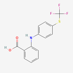 Anthranilic acid, N-(p-(trifluoromethylthio)phenyl)-