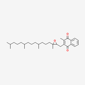 2-Methyl-3-((3-methyl-3-(4,8,12-trimethyltridecyl)oxiranyl)methyl)-1,4-naphthalenedione