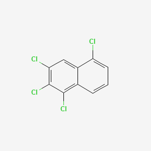 molecular formula C10H4Cl4 B3061117 1,2,3,5-Tetrachloronaphthalene CAS No. 53555-63-8