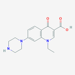 1-Ethyl-4-oxo-7-(piperazin-1-yl)-1,4-dihydroquinoline-3-carboxylic acid