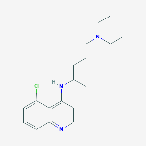 molecular formula C18H26ClN3 B3061126 n4-(5-Chloroquinolin-4-yl)-n1,n1-diethylpentane-1,4-diamine CAS No. 5428-61-5