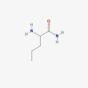 molecular formula C5H12N2O B3061141 2-Aminopentanamide CAS No. 5632-86-0