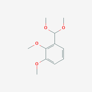 molecular formula C11H16O4 B3061167 1-(Dimethoxymethyl)-2,3-dimethoxybenzene CAS No. 59276-32-3