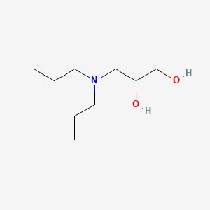 molecular formula C9H21NO2 B3061172 3-(Dipropylamino)propane-1,2-diol CAS No. 60302-96-7