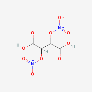 molecular formula C4H4N2O10 B3061178 2,3-Bis(nitrooxy)succinic acid CAS No. 610-20-8