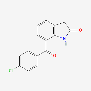 7-(4-Chlorobenzoyl)-1,3-dihydro-2H-indol-2-one