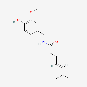 molecular formula C16H23NO3 B3061183 Nornorcapsaicin CAS No. 61229-09-2