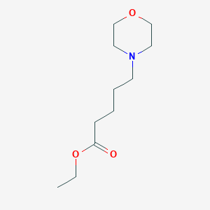 molecular formula C11H21NO3 B3061188 Ethyl 5-morpholin-4-ylpentanoate CAS No. 62522-25-2