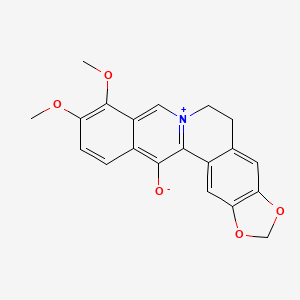 molecular formula C20H17NO5 B3061189 Berberine deriv jci 2218 CAS No. 62595-72-6