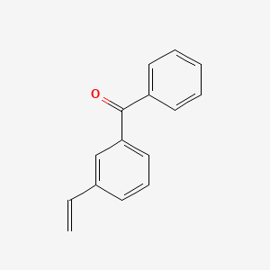 molecular formula C15H12O B3061196 Methanone, (3-ethenylphenyl)phenyl- CAS No. 63444-57-5
