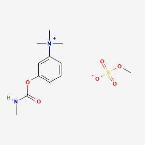 molecular formula C12H20N2O6S B3061198 N,N,N-Trimethyl-3-[[(methylamino)carbonyl]oxy]-Benzenaminium Methyl Sulfate CAS No. 64050-77-7