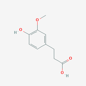 molecular formula C10H12O4 B030612 3-(4-羟基-3-甲氧基苯基)丙酸 CAS No. 1135-23-5
