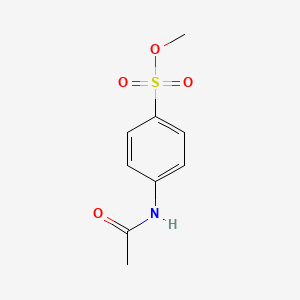 molecular formula C9H11NO4S B3061205 methyl 4-acetamidobenzenesulfonate CAS No. 64704-11-6