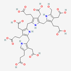 molecular formula C40H46N4O17 B3061235 Hydroxymethylbilane CAS No. 71861-60-4