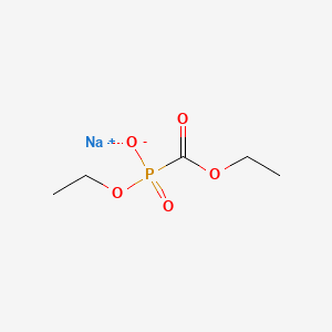 molecular formula C5H11O5P B3061236 Ethyl sodium (ethoxycarbonyl)phosphonate CAS No. 72304-94-0