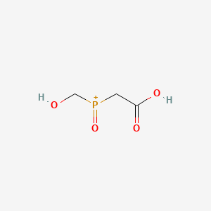 molecular formula C3H7O4P B3061238 Carboxymethyl-(hydroxymethyl)-oxophosphanium CAS No. 72651-25-3