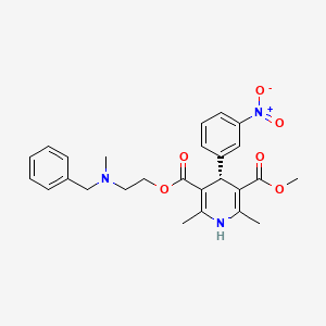 molecular formula C26H29N3O6 B3061256 (R)-Nicardipine CAS No. 76093-35-1