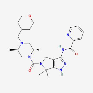 molecular formula C26H37N7O3 B3061416 PF-04577806 CAS No. 1072100-81-2