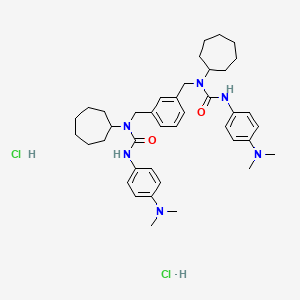 molecular formula C40H58Cl2N6O2 B3061551 YM17E CAS No. 124884-99-7