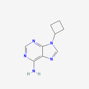 molecular formula C9H11N5 B3061606 9-Cyclobutyl-9H-purin-6-amine CAS No. 132406-73-6