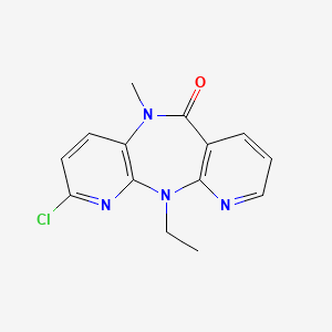 2-Chloro-N11-ethyl-N5-methyl-5,11-dihydro-6H-dipyrido(3,2-b:2',3'-e)(1,4)diazepin-6-one