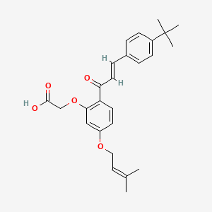 molecular formula C26H30O5 B3061648 SU-740 CAS No. 134336-72-4