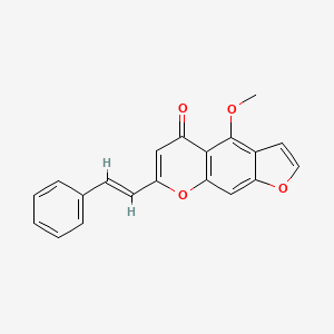 molecular formula C20H14O4 B3061702 MRS 1065 CAS No. 138565-05-6