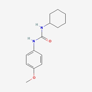 molecular formula C14H20N2O2 B3061756 1-Cyclohexyl-3-(4-methoxyphenyl)urea CAS No. 148806-87-5
