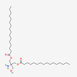 molecular formula C36H71NO5 B3061760 Bis-palmitoyl tromethamine CAS No. 148891-60-5