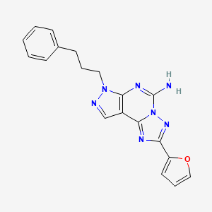 molecular formula C19H17N7O B3062102 Sch 63390 CAS No. 174648-45-4