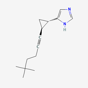 molecular formula C14H20N2 B3062325 Cipralisant (enantiomer) CAS No. 223420-11-9