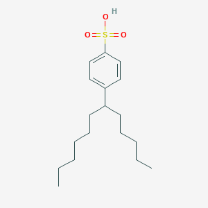 molecular formula C18H30O3S B3062360 4-dodecan-6-ylbenzenesulfonic Acid CAS No. 23003-92-1