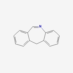 molecular formula C14H11N B3062431 11H-Dibenz[b,e]azepine CAS No. 256-86-0