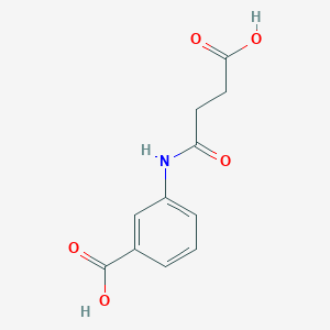 3-(3-Carboxypropanamido)benzoic acid