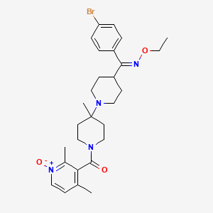 molecular formula C28H37BrN4O3 B3062553 Ancriviroc CAS No. 305792-46-5