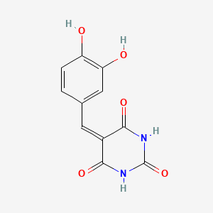 5-[(3,4-Dihydroxyphenyl)methylidene]-1,3-diazinane-2,4,6-trione