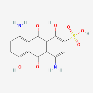 molecular formula C14H10N2O7S B3062941 Alizarine Saphirol SE CAS No. 5138-23-8