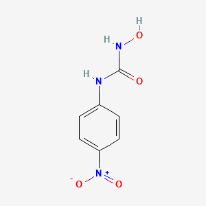 molecular formula C7H7N3O4 B3062995 1-Hydroxy-3-(4-nitrophenyl)urea CAS No. 53731-88-7