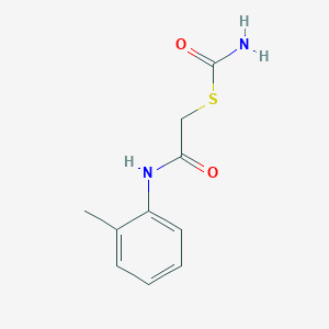Carbamoylsulfanyl-acetic acid o-toluidide