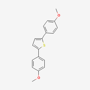 molecular formula C18H16O2S B3063043 2,5-Bis(4-methoxyphenyl)thiophene CAS No. 55827-09-3