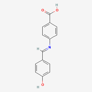 4-(4-Hydroxybenzylideneamino)benzoic acid