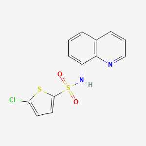 5-chloro-N-(quinolin-8-yl)thiophene-2-sulfonamide